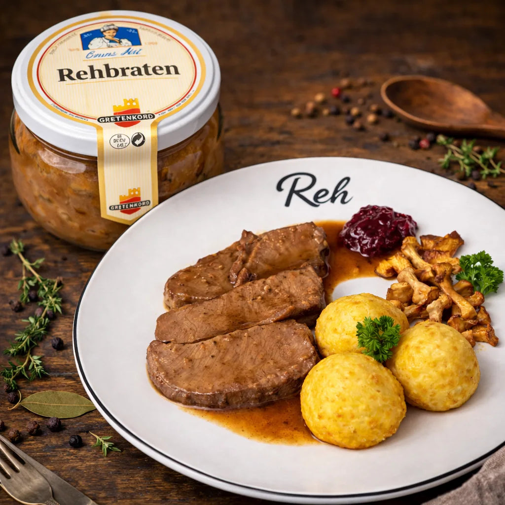 Rehbraten im Glas