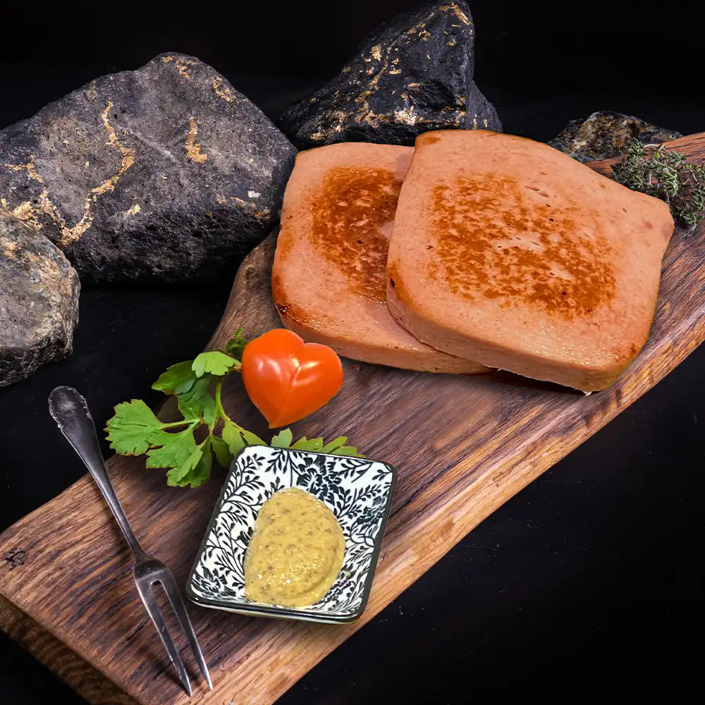 Burgstädter Fleischkäse ofengebacken