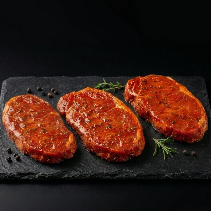 Chefsteaks Texas vom Duroc Strohschwein