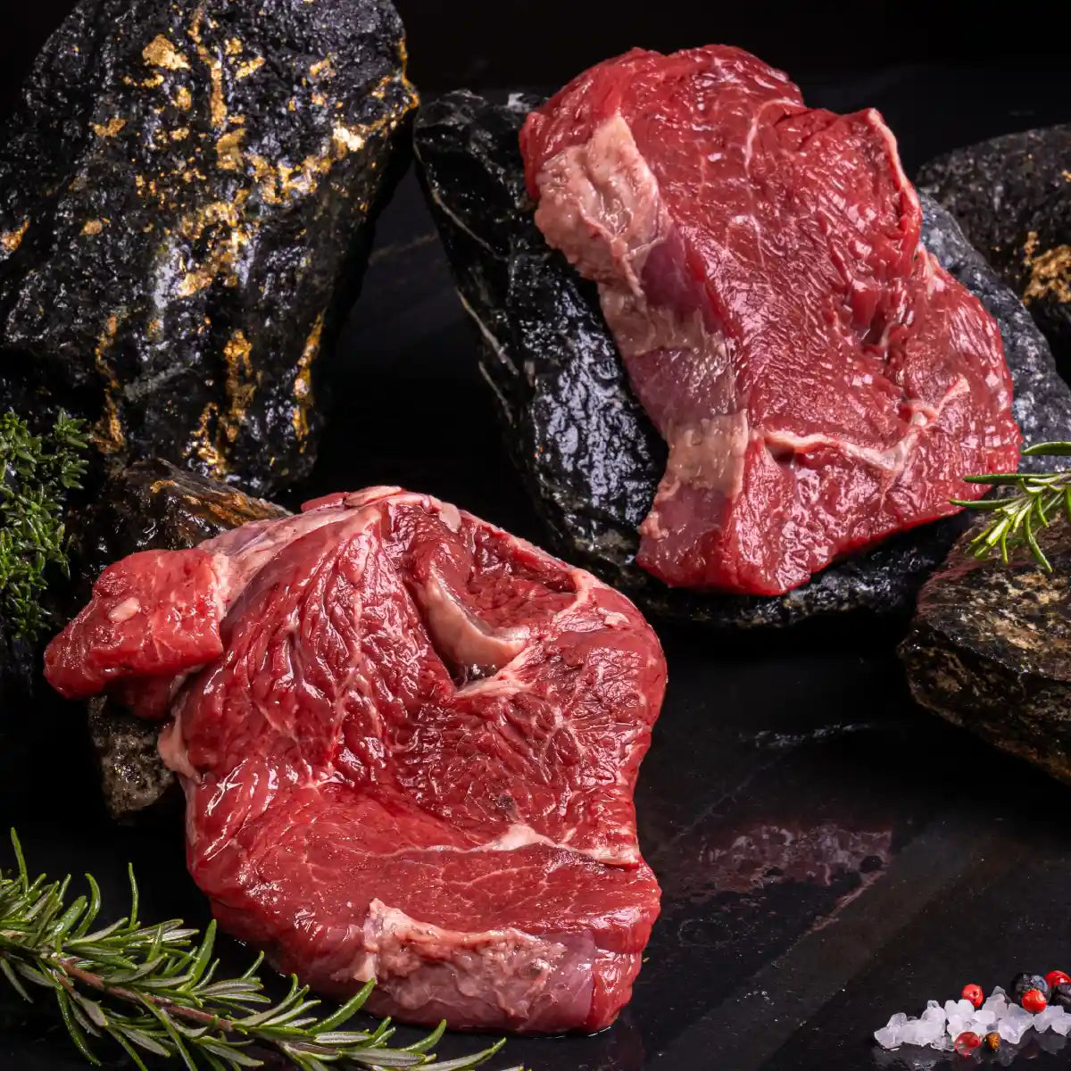 Zwei Hüftsteaks vom Burgstädter Angus